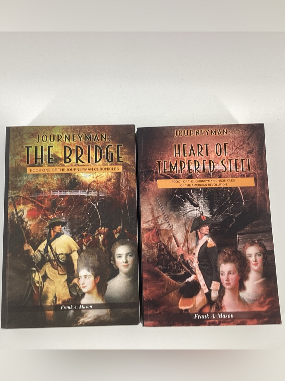 Journeyman 2 book lot by Fred Mason